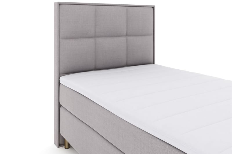 Select No 3 Komplett Sängpaket 120x200 Medium - Ljusgrå/Koppar - Komplett sängpaket - Kontinentalsäng