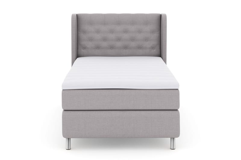 Select No 3 Komplett Sängpaket 120x200 Medium - Ljusgrå/Metall - Möbler - Säng - Komplett sängpaket