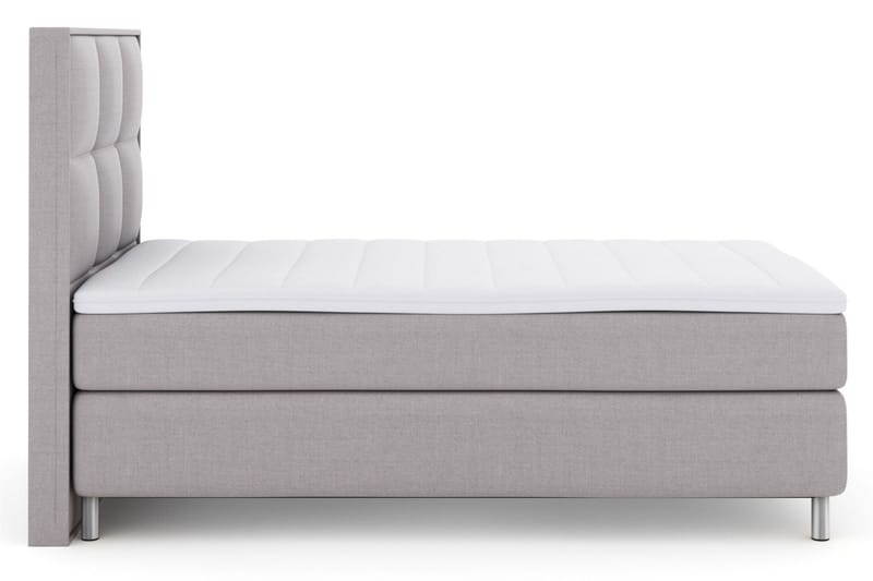 Select No 3 Komplett Sängpaket 120x200 Medium - Ljusgrå/Metall - Möbler - Säng - Kontinentalsäng