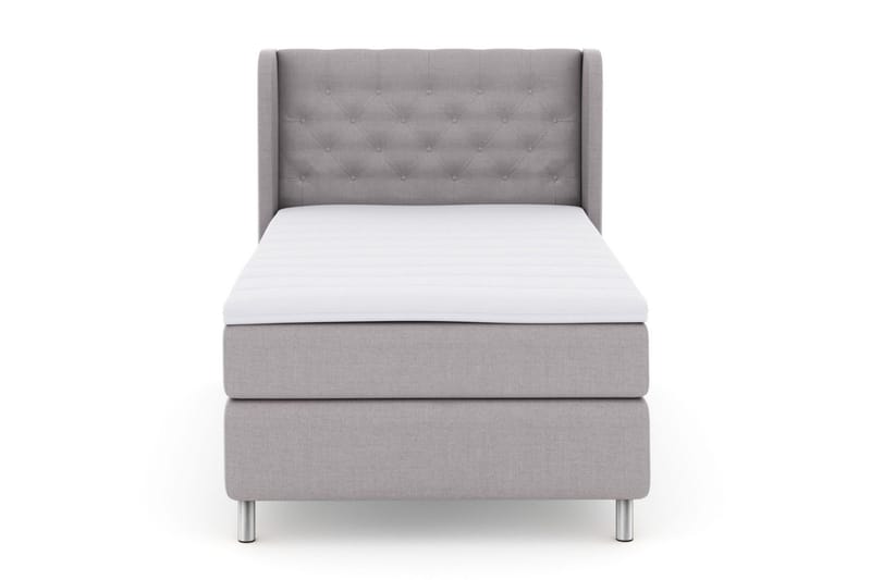 Select No 3 Komplett Sängpaket 120x200 Medium - Ljusgrå/Metall - Möbler - Säng - Kontinentalsäng