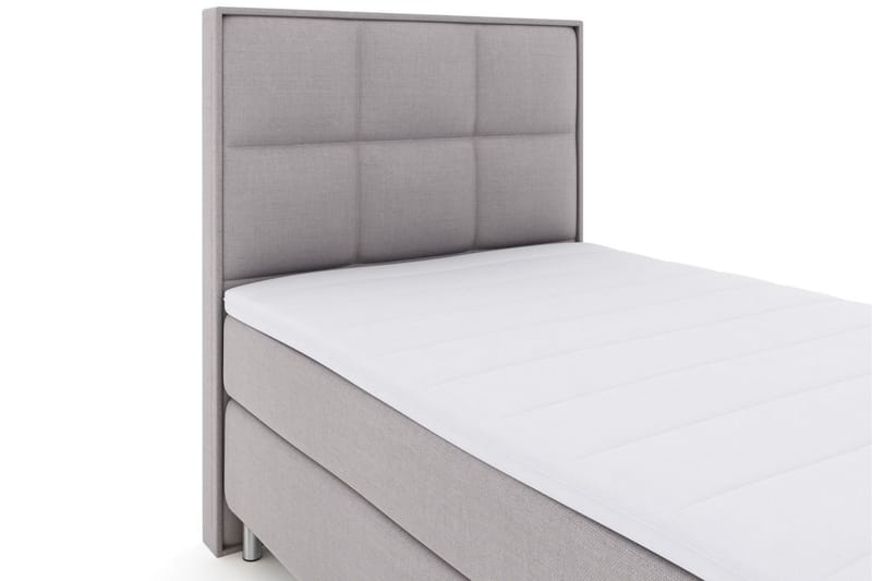 Select No 3 Komplett Sängpaket 120x200 Medium - Ljusgrå/Metall - Möbler - Säng - Kontinentalsäng