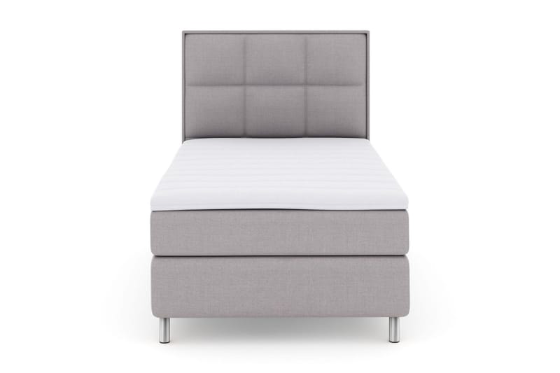 Select No 3 Komplett Sängpaket 120x200 Medium - Ljusgrå/Metall - Möbler - Säng - Kontinentalsäng