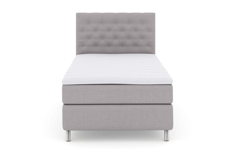 Select No 3 Komplett Sängpaket 120x200 Medium - Ljusgrå/Metall - Möbler - Säng - Komplett sängpaket