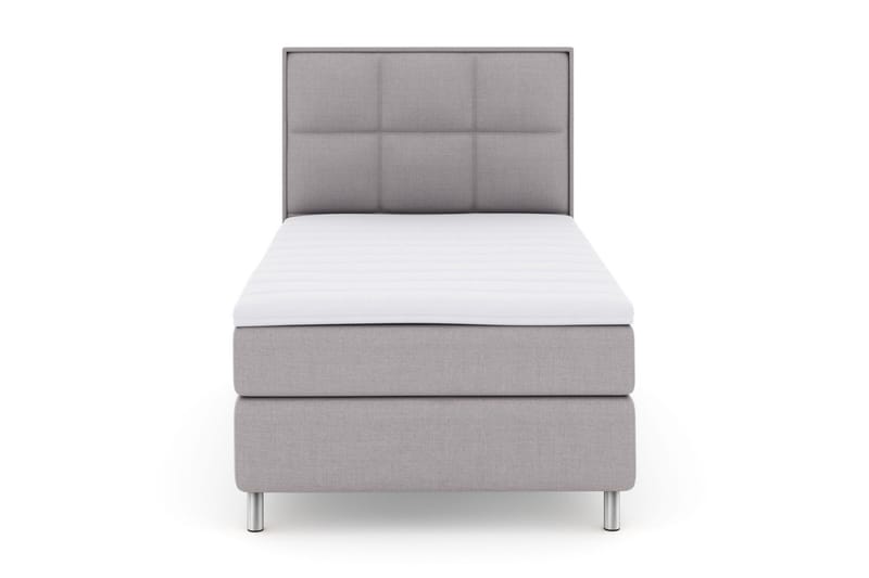 Select No 3 Komplett Sängpaket 120x200 Medium - Ljusgrå/Metall - Möbler - Säng - Komplett sängpaket