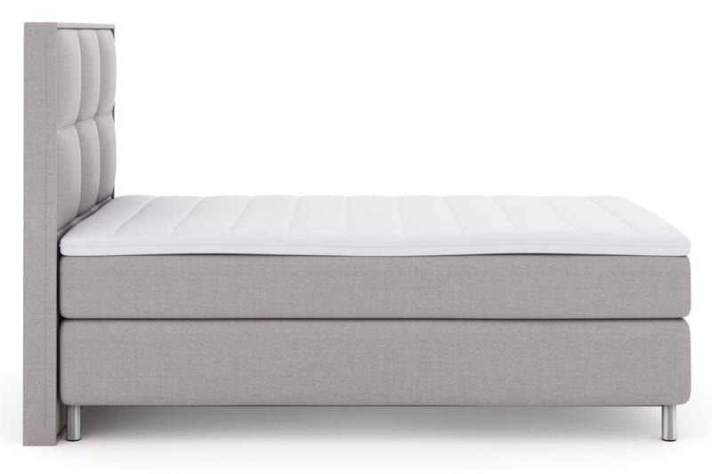 Select No 3 Komplett Sängpaket 120x200 Medium - Ljusgrå/Metall - Möbler - Säng - Komplett sängpaket