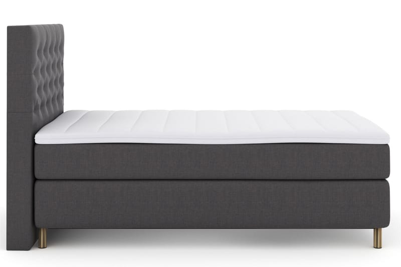 Select No 3 Komplett Sängpaket 120x200 Medium - Mörkgrå/Koppar - Möbler - Säng - Komplett sängpaket