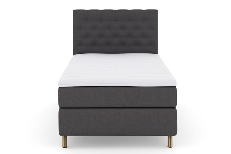Select No 3 Komplett Sängpaket 120x200 Medium - Mörkgrå/Koppar - Möbler - Säng - Komplett sängpaket