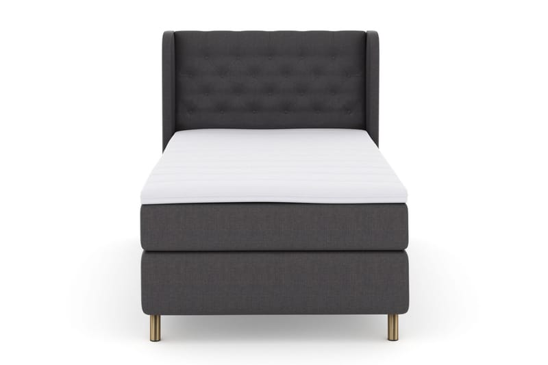 Select No 3 Komplett Sängpaket 120x200 Medium - Mörkgrå/Koppar - Möbler - Säng - Komplett sängpaket