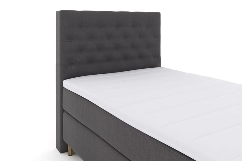 Select No 3 Komplett Sängpaket 120x200 Medium - Mörkgrå/Koppar - Komplett sängpaket - Kontinentalsäng