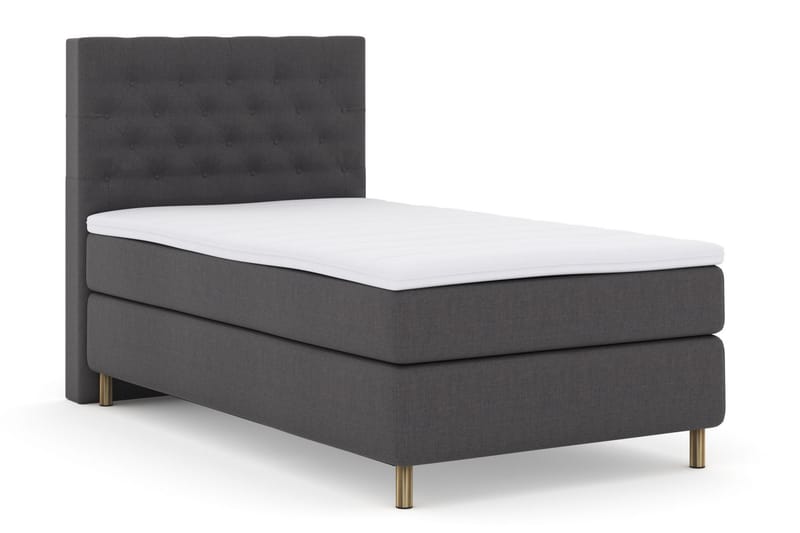 Select No 3 Komplett Sängpaket 120x200 Medium - Mörkgrå/Koppar - Möbler - Säng - Komplett sängpaket