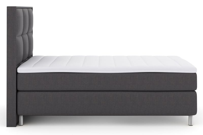 Select No 3 Komplett Sängpaket 120x200 Medium - Mörkgrå/Metall - Möbler - Säng - Kontinentalsäng