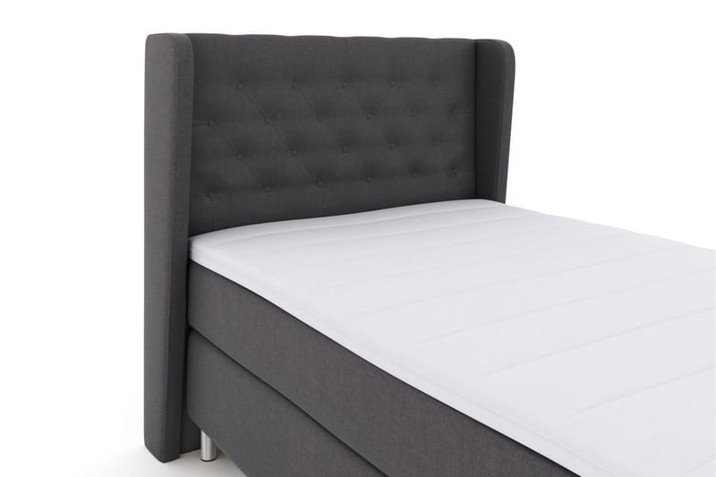Select No 3 Komplett Sängpaket 120x200 Medium - Mörkgrå/Metall - Möbler - Säng - Kontinentalsäng