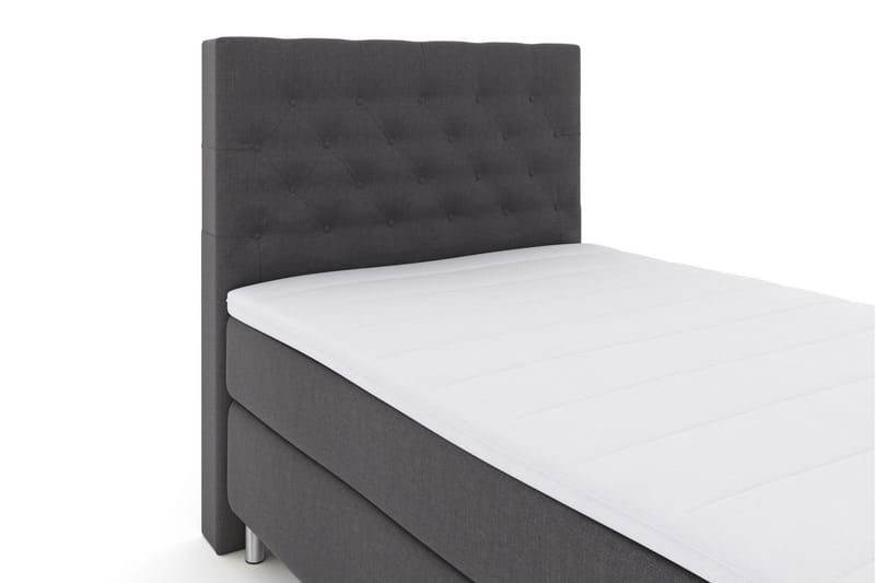 Select No 3 Komplett Sängpaket 120x200 Medium - Mörkgrå/Metall - Komplett sängpaket - Kontinentalsäng