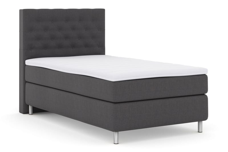 Select No 3 Komplett Sängpaket 120x200 Medium - Mörkgrå/Metall - Möbler - Säng - Komplett sängpaket