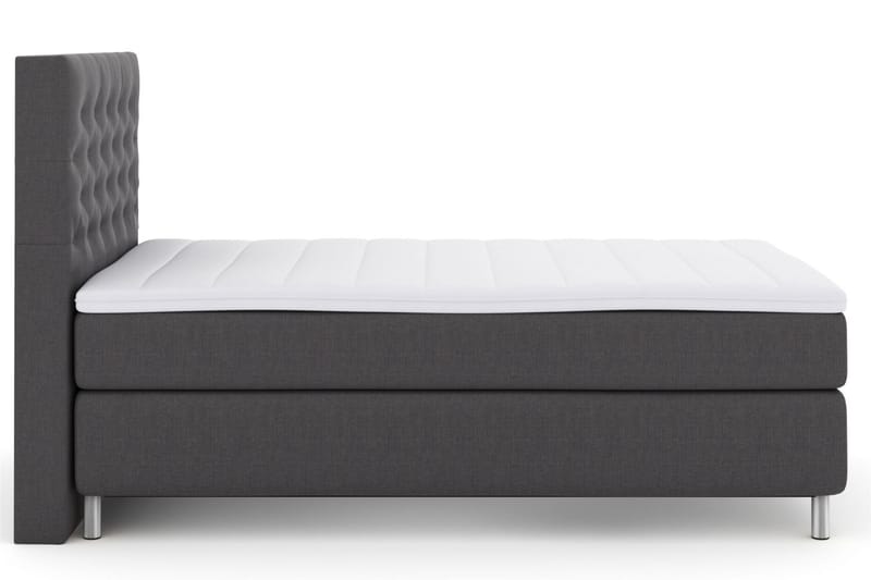 Select No 3 Komplett Sängpaket 120x200 Medium - Mörkgrå/Metall - Möbler - Säng - Komplett sängpaket