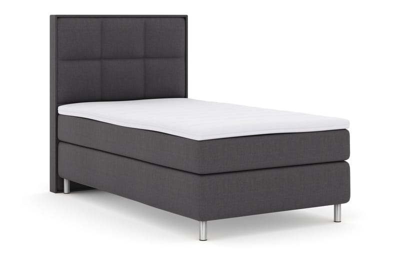 Select No 3 Komplett Sängpaket 120x200 Medium - Mörkgrå/Metall - Möbler - Säng - Komplett sängpaket