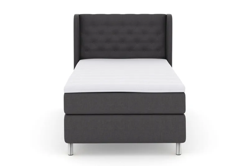 Select No 3 Komplett Sängpaket 120x200 Medium - Mörkgrå/Metall - Möbler - Säng - Kontinentalsäng