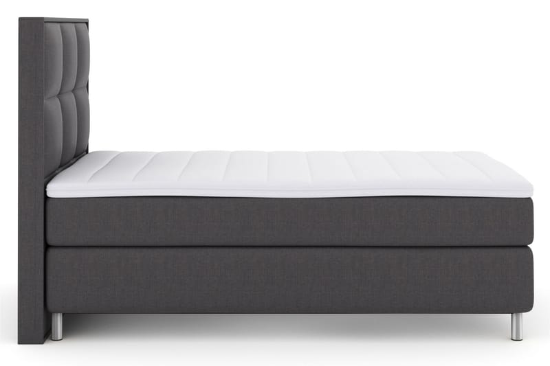 Select No 3 Komplett Sängpaket 120x200 Medium - Mörkgrå/Metall - Möbler - Säng - Komplett sängpaket
