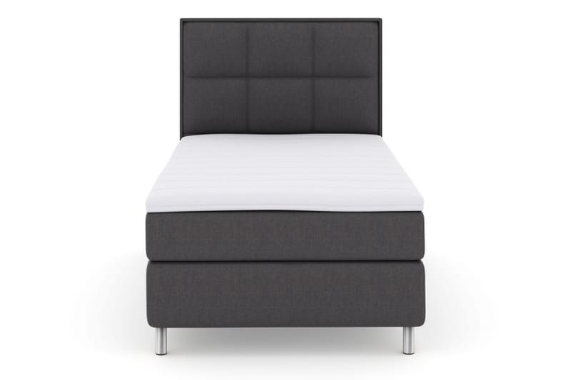 Select No 3 Komplett Sängpaket 120x200 Medium - Mörkgrå/Metall - Möbler - Säng - Komplett sängpaket
