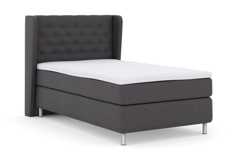 Select No 3 Komplett Sängpaket 120x200 Medium - Mörkgrå/Metall - Möbler - Säng - Kontinentalsäng