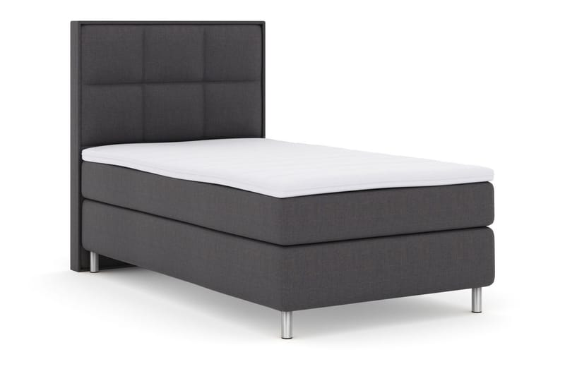 Select No 3 Komplett Sängpaket 120x200 Medium - Mörkgrå/Metall - Möbler - Säng - Kontinentalsäng
