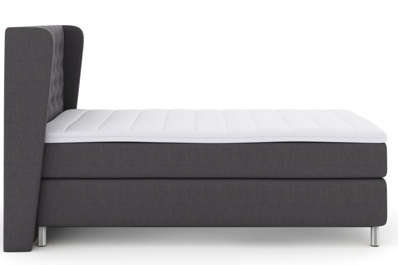Select No 3 Komplett Sängpaket 120x200 Medium - Mörkgrå/Metall - Möbler - Säng - Kontinentalsäng