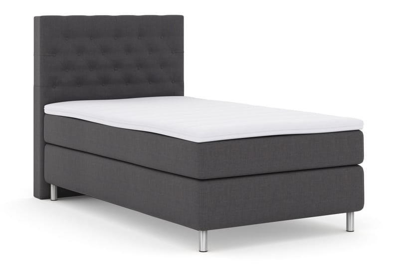 Select No 3 Komplett Sängpaket 120x200 Medium - Mörkgrå/Metall - Möbler - Säng - Kontinentalsäng