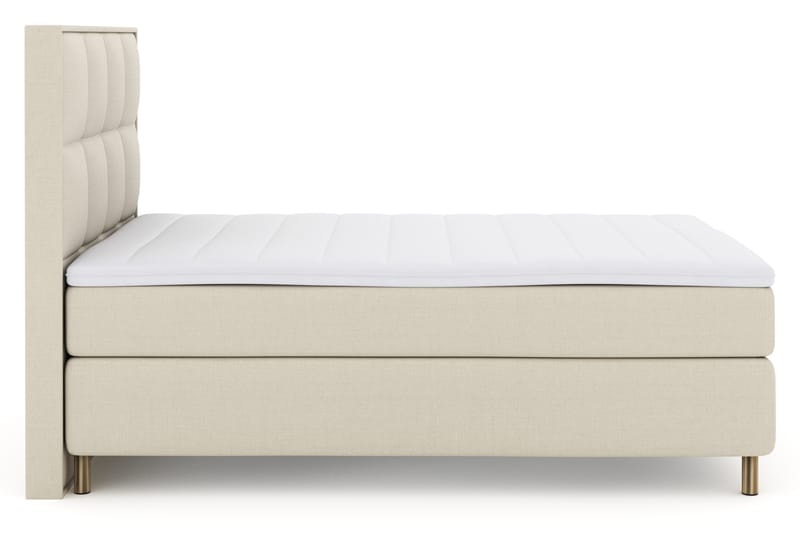 Select No 3 Komplett Sängpaket 140x200 Fast - Beige/Koppar - Komplett sängpaket - Kontinentalsäng - Dubbelsäng