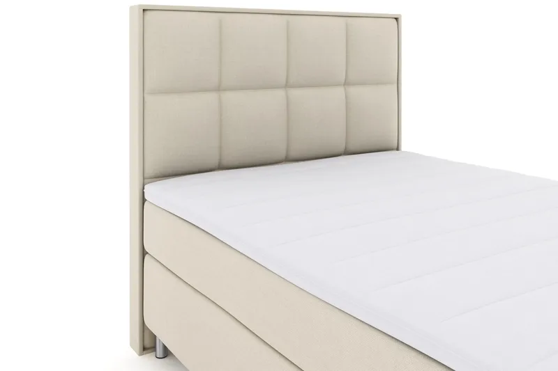 Select No 3 Komplett Sängpaket 140x200 Fast - Beige/Metall - Möbler - Säng - Kontinentalsäng