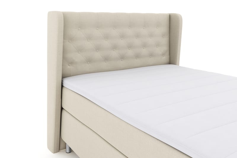 Select No 3 Komplett Sängpaket 140x200 Fast - Beige/Metall - Möbler - Säng - Komplett sängpaket