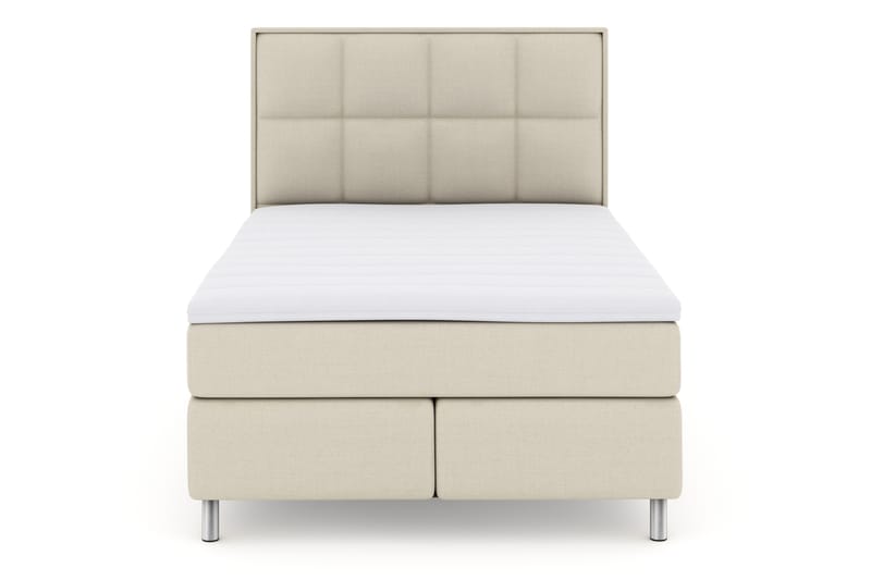 Select No 3 Komplett Sängpaket 140x200 Fast - Beige/Metall - Möbler - Säng - Komplett sängpaket