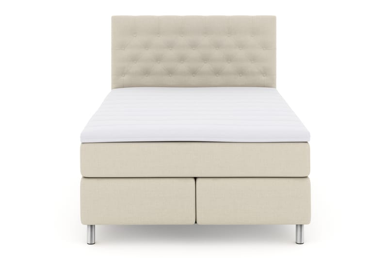 Select No 3 Komplett Sängpaket 140x200 Fast - Beige/Metall - Möbler - Säng - Komplett sängpaket