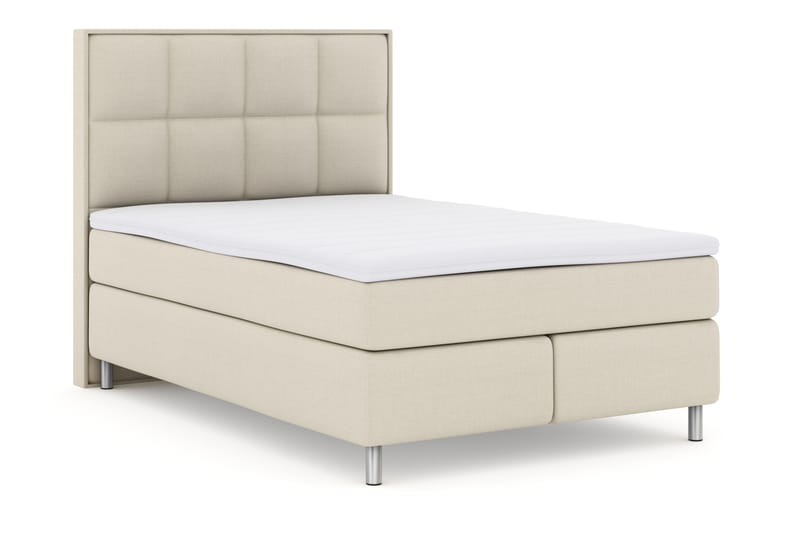 Select No 3 Komplett Sängpaket 140x200 Fast - Beige/Metall - Möbler - Säng - Komplett sängpaket