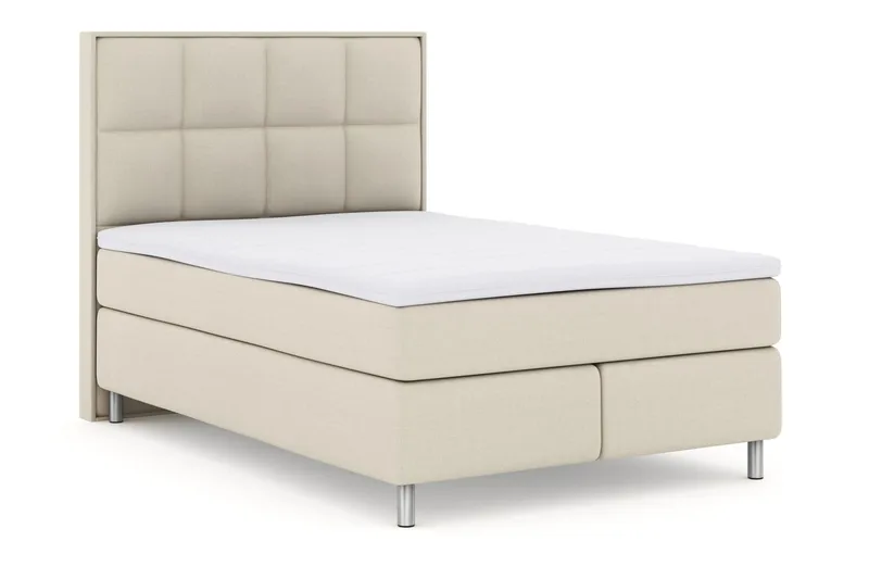 Select No 3 Komplett Sängpaket 140x200 Fast - Beige/Metall - Möbler - Säng - Kontinentalsäng