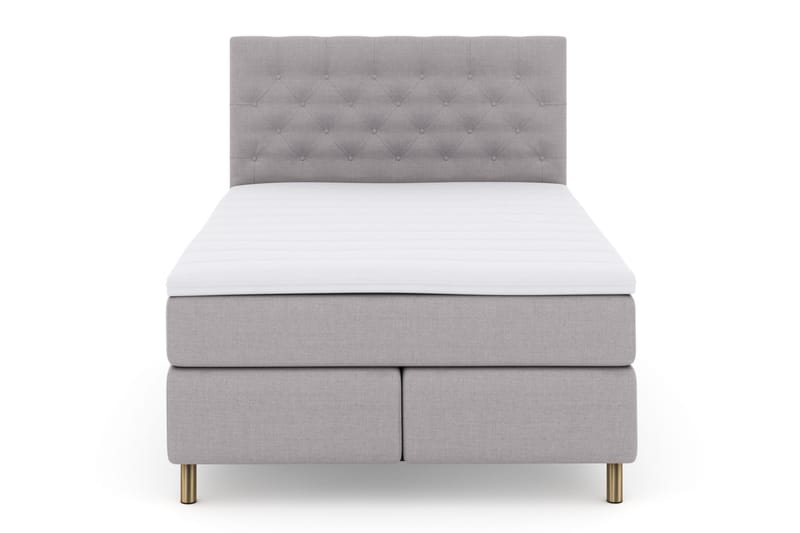 Select No 3 Komplett Sängpaket 140x200 Fast - Ljusgrå/Koppar - Möbler - Säng - Kontinentalsäng