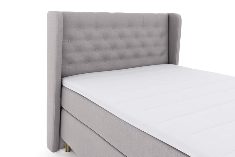 Select No 3 Komplett Sängpaket 140x200 Fast - Ljusgrå/Koppar - Möbler - Säng - Kontinentalsäng