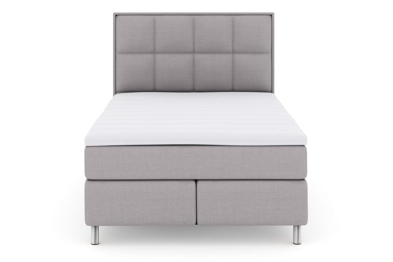 Select No 3 Komplett Sängpaket 140x200 Fast - Ljusgrå/Metall - Möbler - Säng - Komplett sängpaket