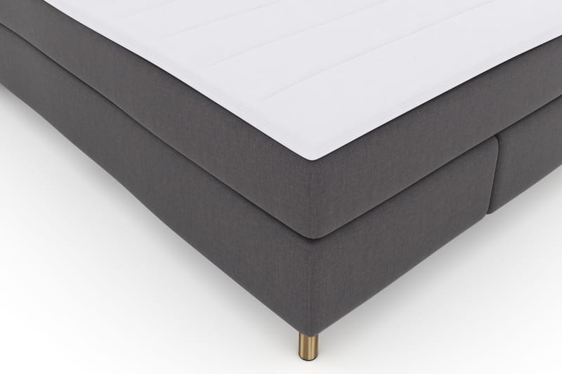 Select No 3 Komplett Sängpaket 140x200 Fast - Mörkgrå/Koppar - Möbler - Säng - Komplett sängpaket