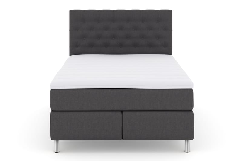 Select No 3 Komplett Sängpaket 140x200 Fast - Mörkgrå/Metall - Möbler - Säng - Komplett sängpaket