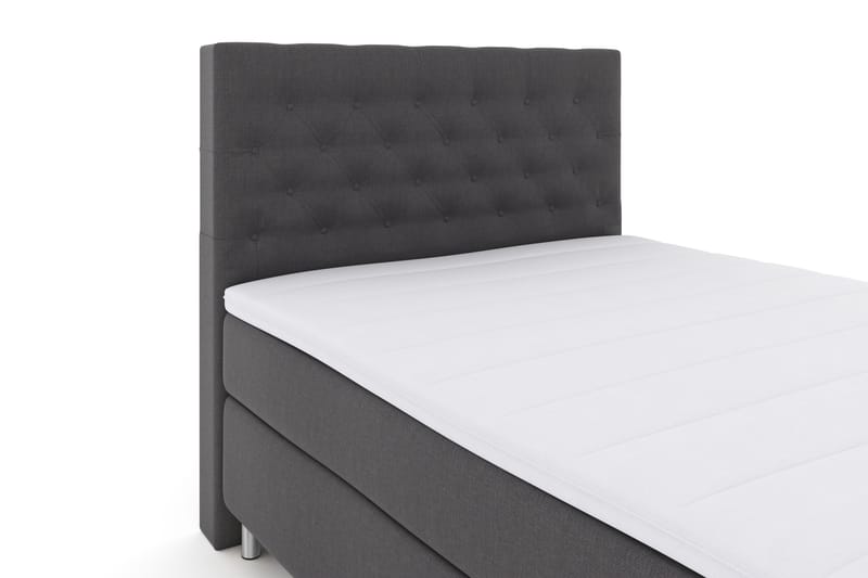 Select No 3 Komplett Sängpaket 140x200 Fast - Mörkgrå/Metall - Möbler - Säng - Komplett sängpaket