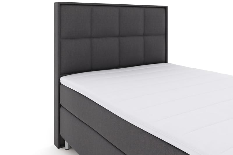 Select No 3 Komplett Sängpaket 140x200 Fast - Mörkgrå/Metall - Möbler - Säng - Komplett sängpaket