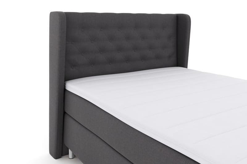 Select No 3 Komplett Sängpaket 140x200 Fast - Mörkgrå/Metall - Möbler - Säng - Komplett sängpaket