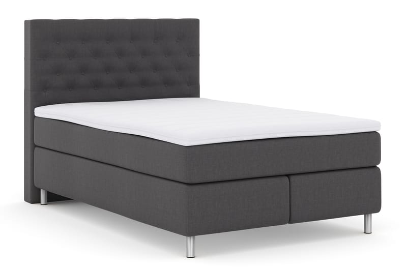 Select No 3 Komplett Sängpaket 140x200 Fast - Mörkgrå/Metall - Möbler - Säng - Komplett sängpaket