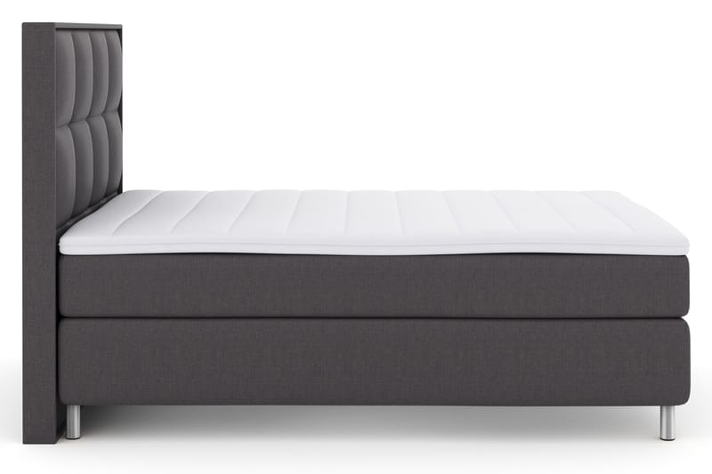 Select No 3 Komplett Sängpaket 140x200 Fast - Mörkgrå/Metall - Möbler - Säng - Kontinentalsäng