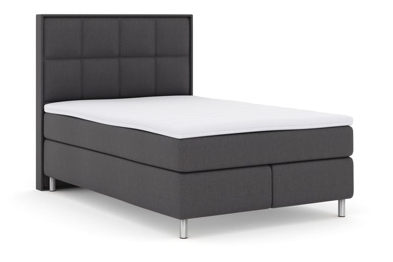 Select No 3 Komplett Sängpaket 140x200 Fast - Mörkgrå/Metall - Möbler - Säng - Komplett sängpaket