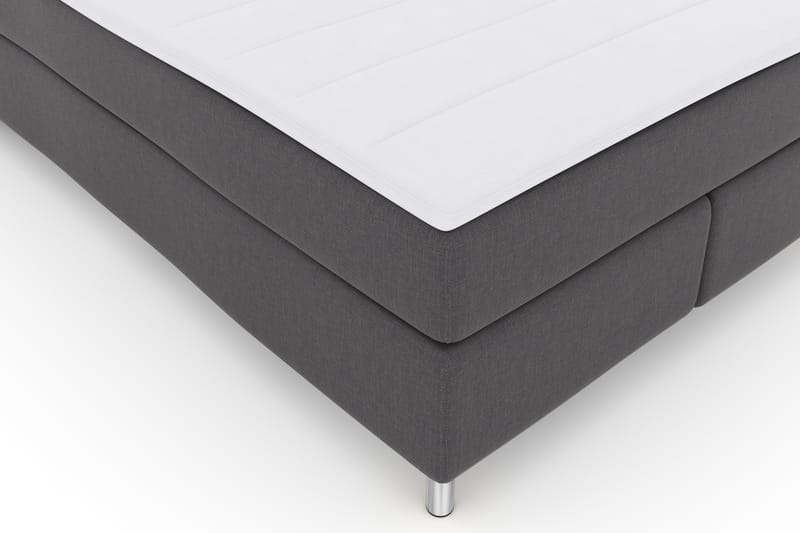Select No 3 Komplett Sängpaket 140x200 Fast - Mörkgrå/Metall - Möbler - Säng - Komplett sängpaket