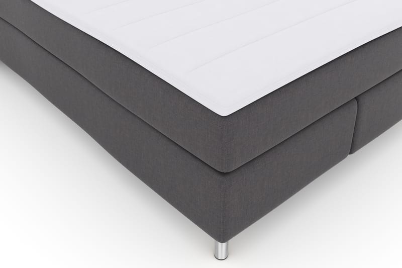 Select No 3 Komplett Sängpaket 140x200 Fast - Mörkgrå/Metall - Möbler - Säng - Komplett sängpaket