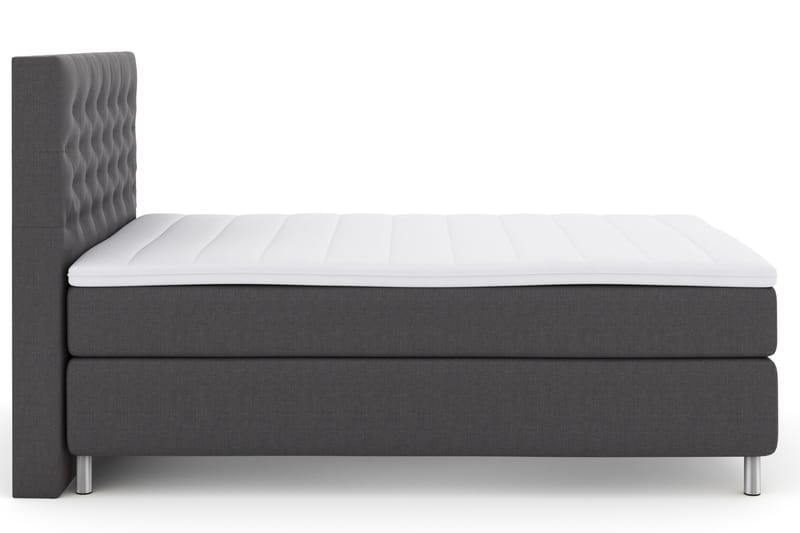 Select No 3 Komplett Sängpaket 140x200 Fast - Mörkgrå/Metall - Möbler - Säng - Komplett sängpaket