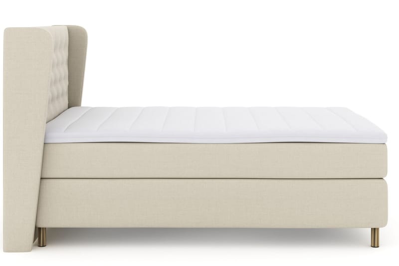 Select No 3 Komplett Sängpaket 140x200 Fast/Medium - Beige/Koppar - Möbler - Säng - Komplett sängpaket