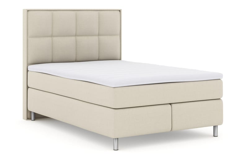 Select No 3 Komplett Sängpaket 140x200 Fast/Medium - Beige/Metall - Möbler - Säng - Komplett sängpaket